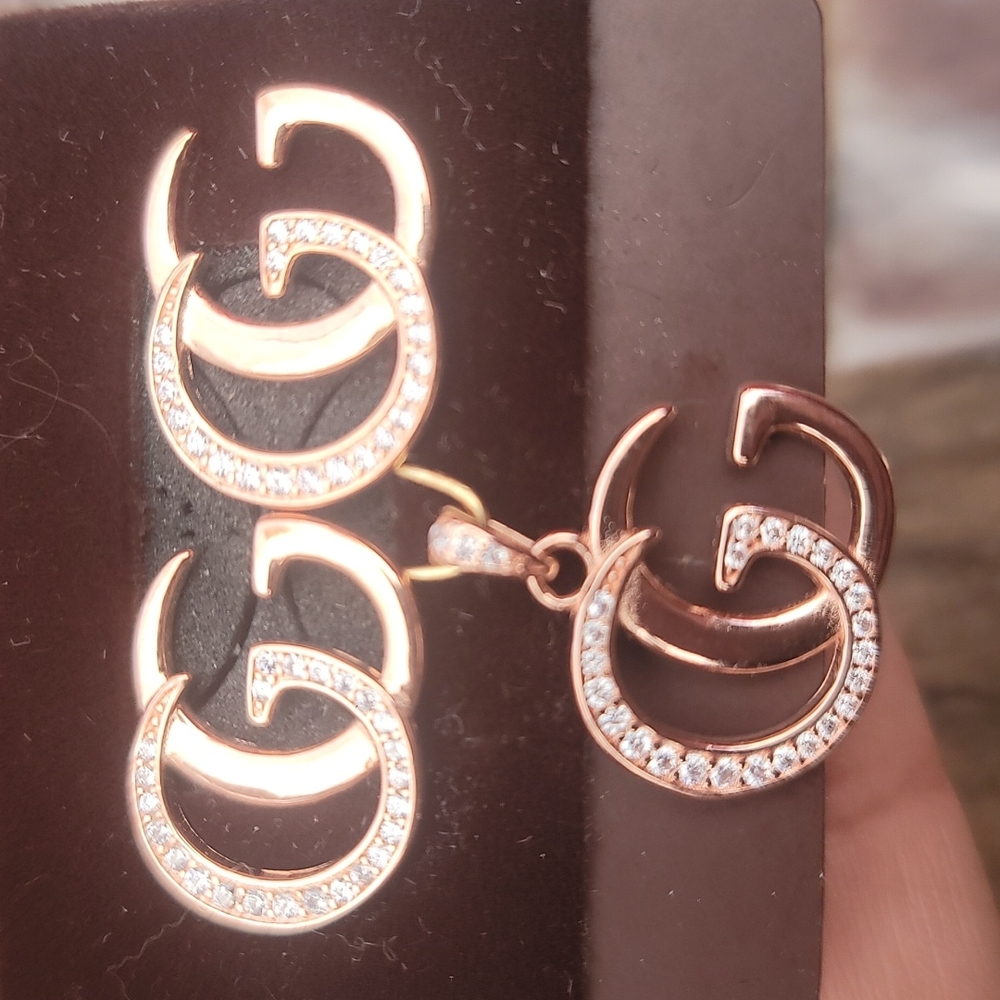 Gucci Earings and Pendent